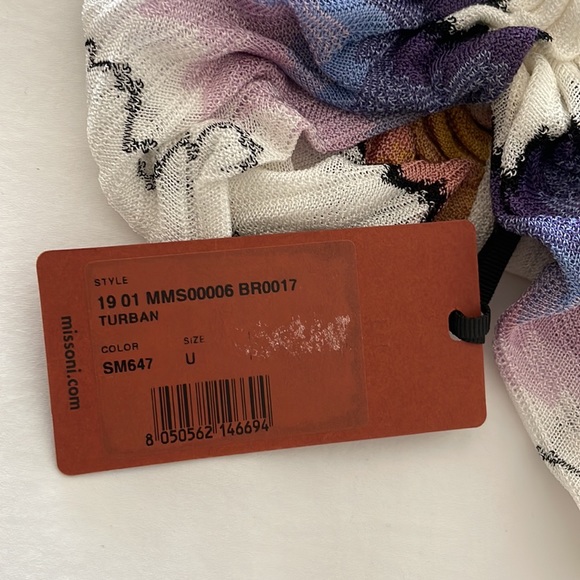 NWT MISSONI  turban sold ❤️ - Picture 3 of 7
